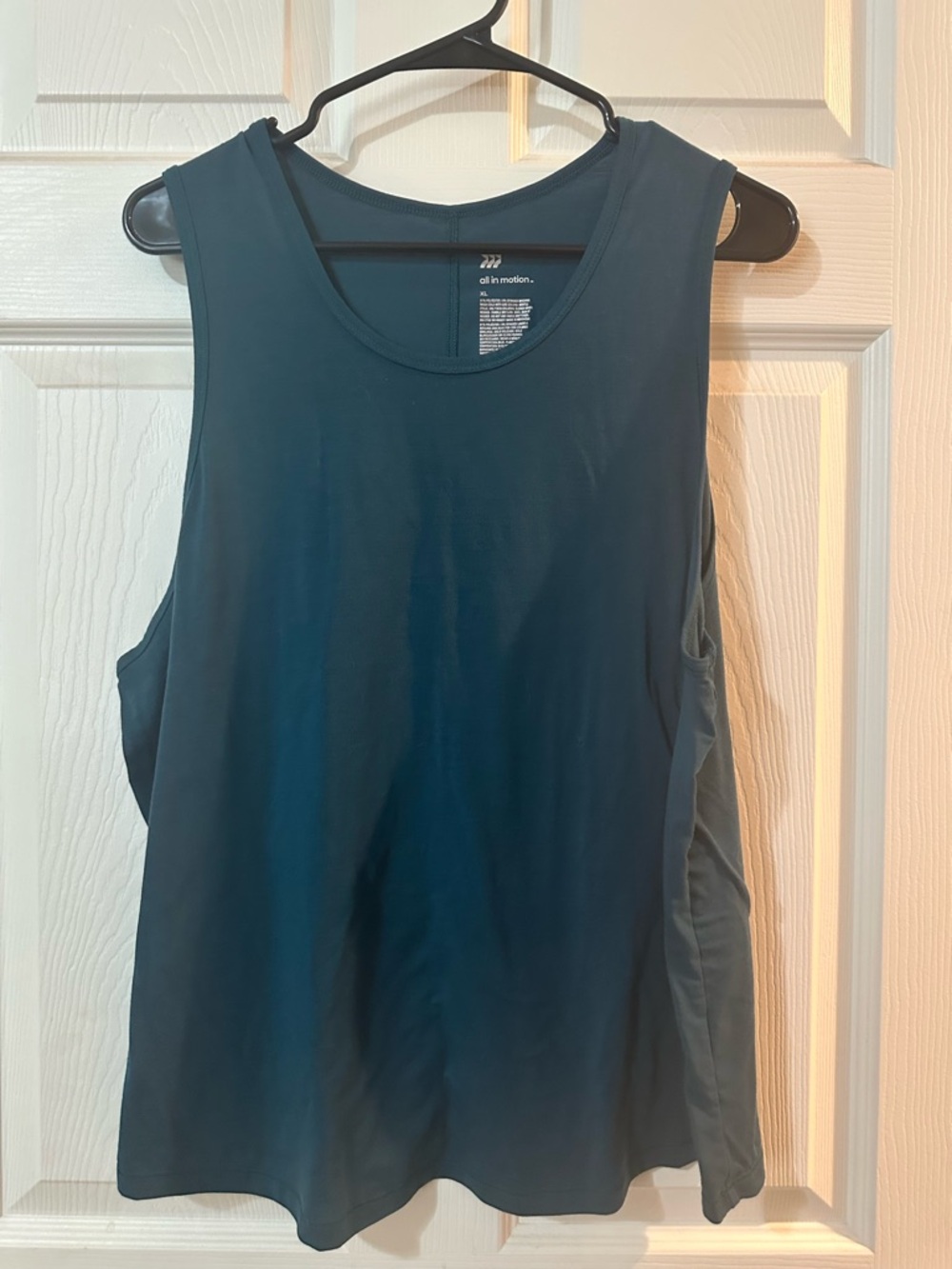 all in motion Women's Teal Muscle Tank Top